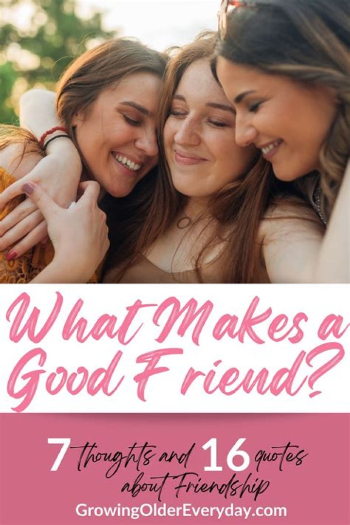 What makes a good friend article?