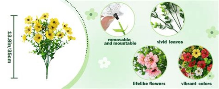 What material are artificial flowers?