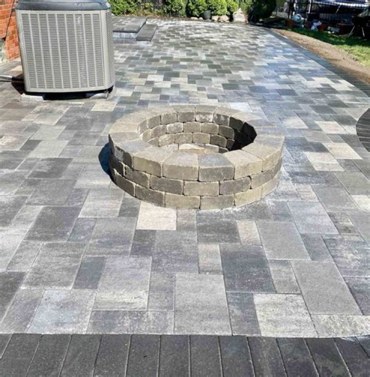 What materials can be used for a fire pit?