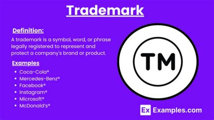 What qualifies for a trademark?