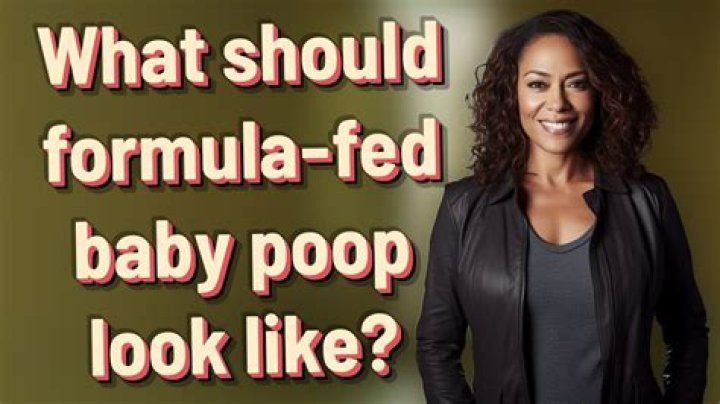 What should formula fed poop look like?