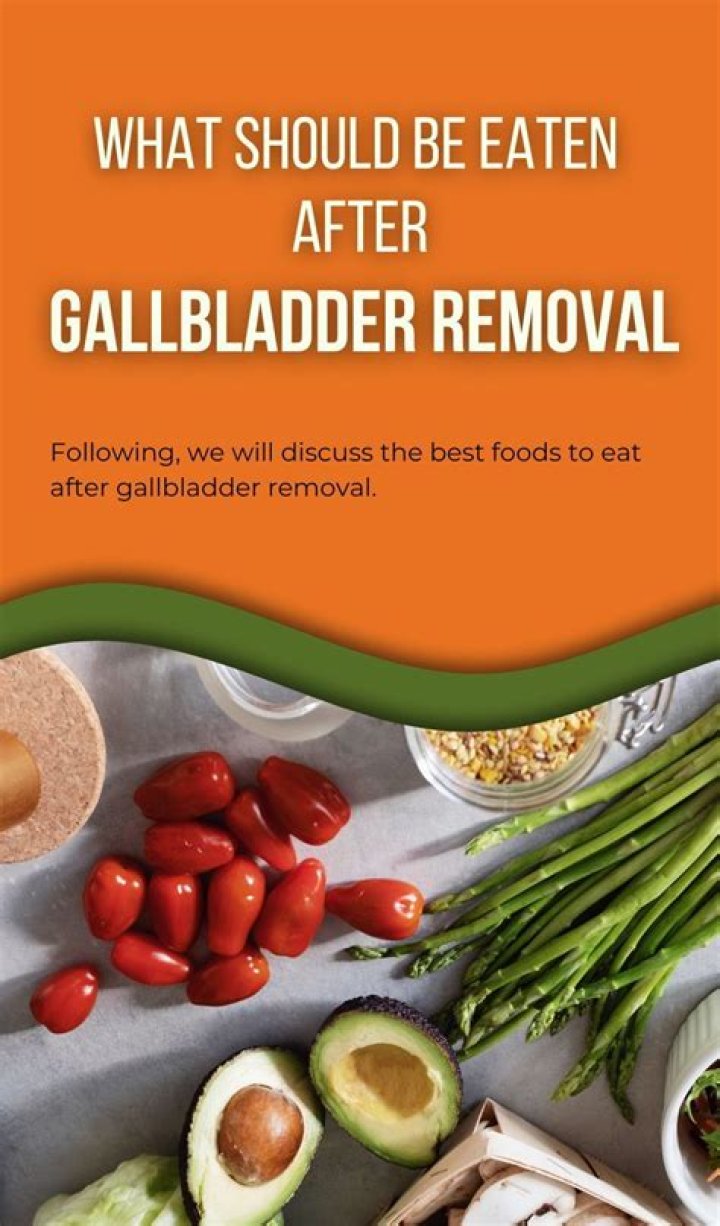 What should I eat after gallbladder removal surgery?