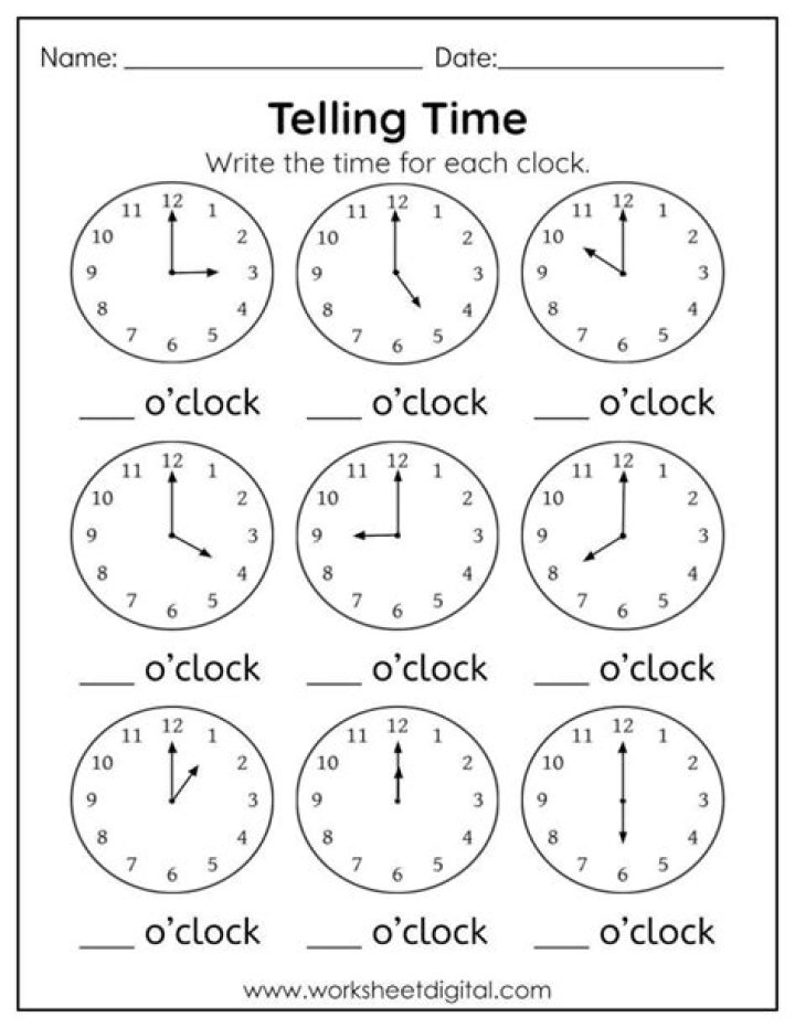 What time is first thing?