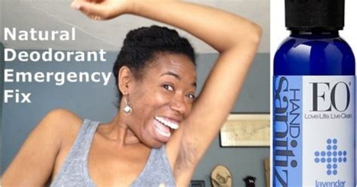 What to do if you forget to put on deodorant?
