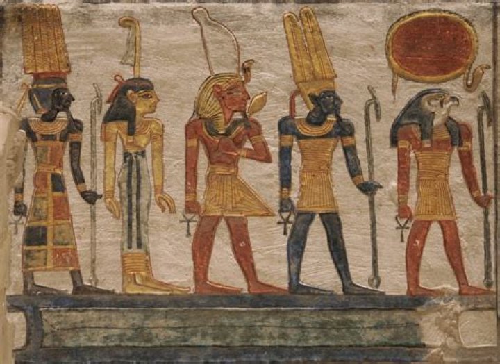 What was the Egyptians main god?