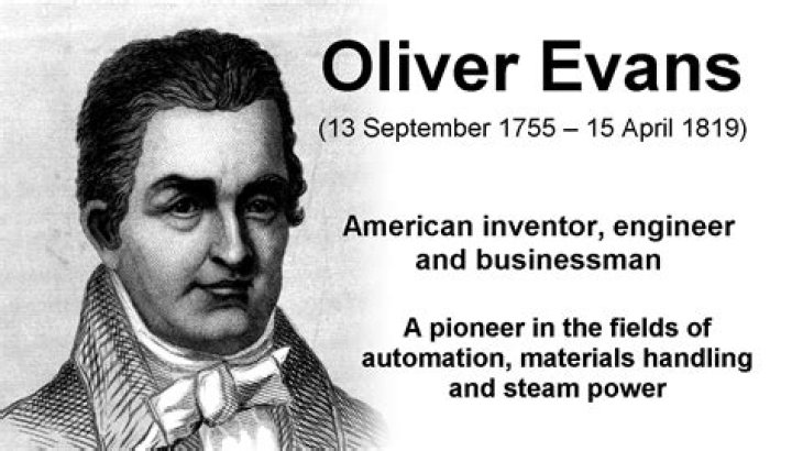 When did Oliver Evans die?
