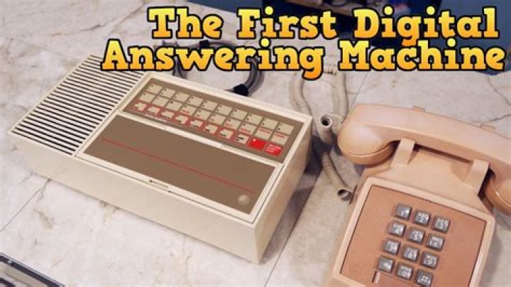 When was the first answering machine sold?
