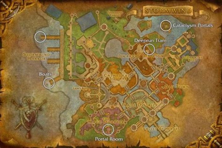 Where are the portals in Stormwind?