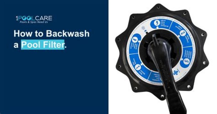 Where does the backwash water go?
