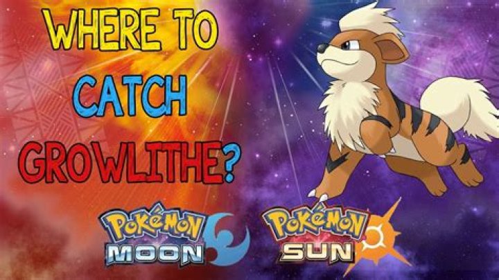 Where is growlithe in sun and moon?