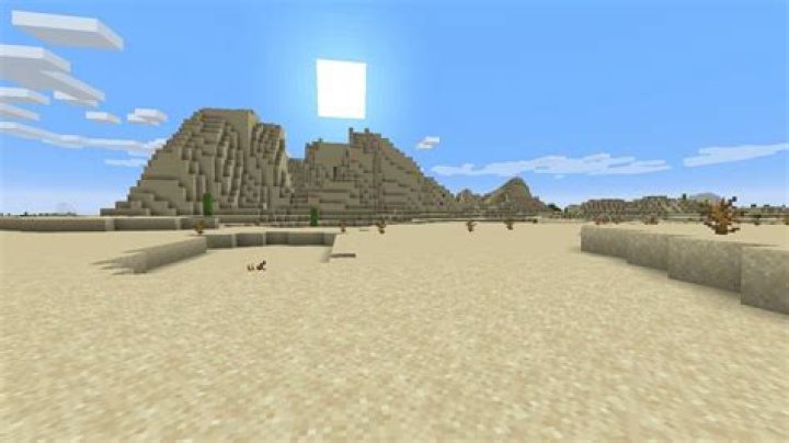 Where is the desert biome in Minecraft?