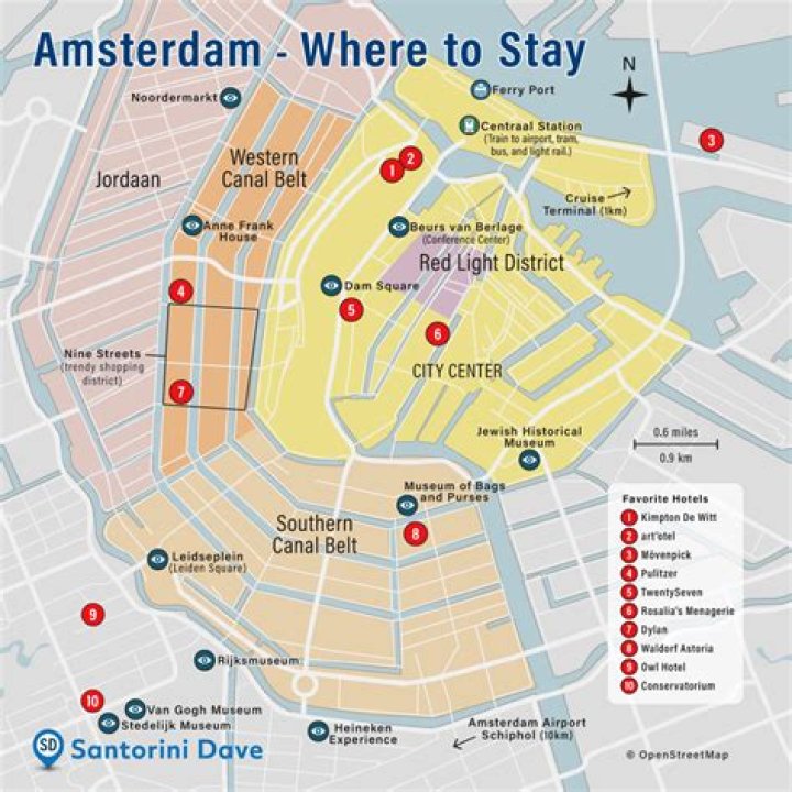Where should I stay when visiting Amsterdam?