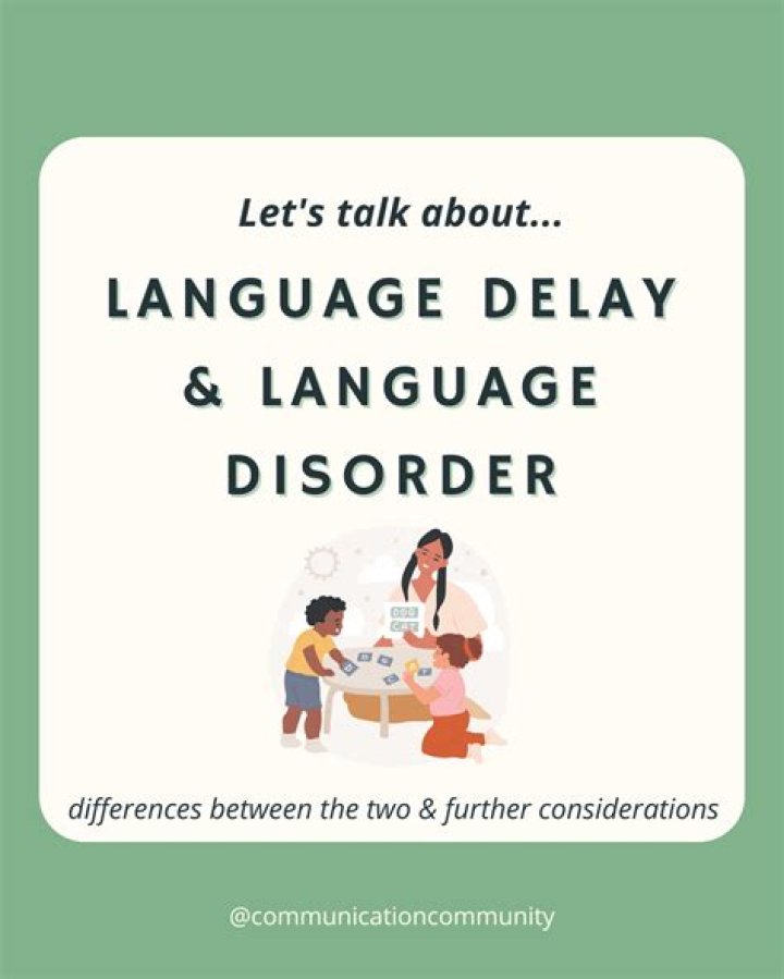 Which are suspected causes of language delay?