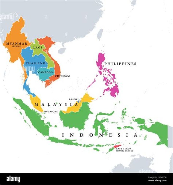 Which countries come in Southeast Asia?