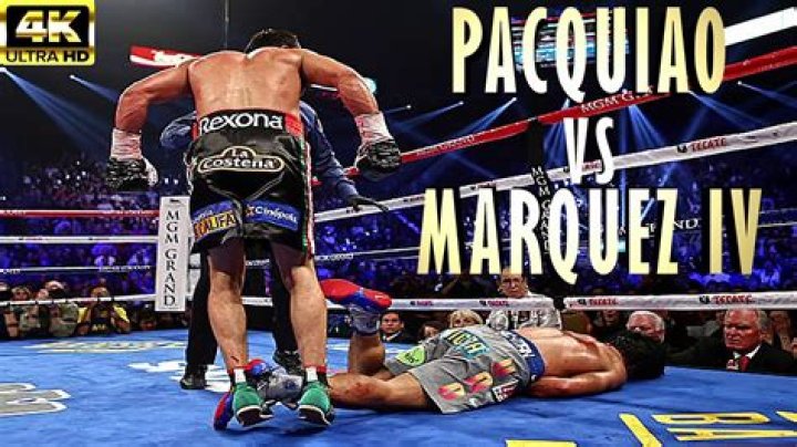 Which fight did Marquez knockout Pacquiao?