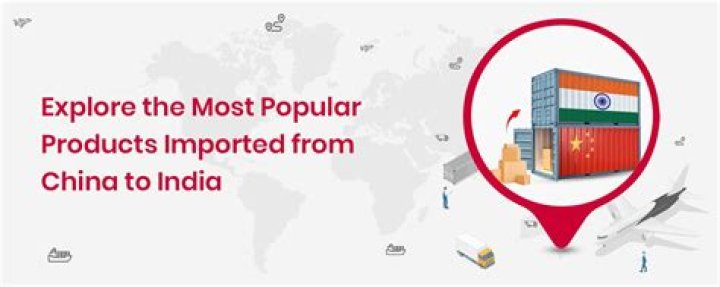 Which product is most imported in India from China?