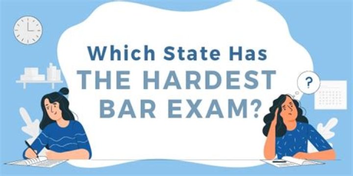 Which state has the hardest bar exam?