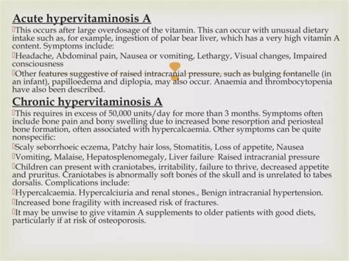 Which vitamins can cause Hypervitaminosis?
