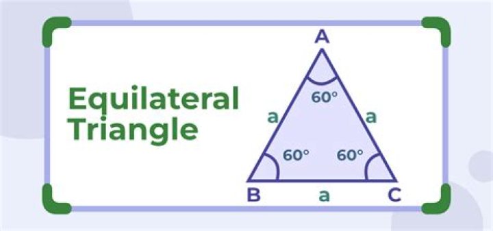 Which word describes each angle in an equilateral triangle?