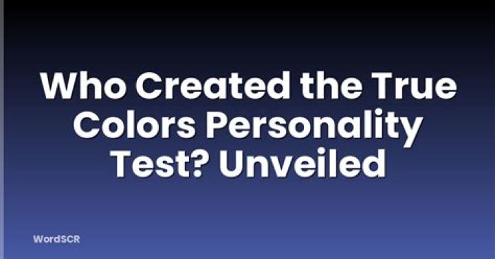 Who created Colours?