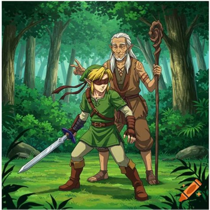 Who gives Link the sword?