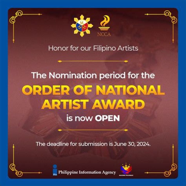 Who is the first recipient of National Artist award?