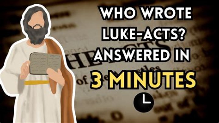 Who wrote Luke 1? | ContextResponse.com
