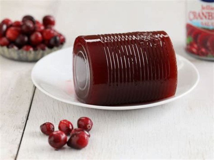 Why are cans of cranberry sauce upside down?