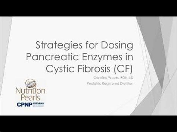 Why do cystic fibrosis patients take enzymes?