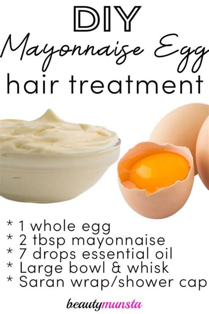 Why do people put mayonnaise on their hair?
