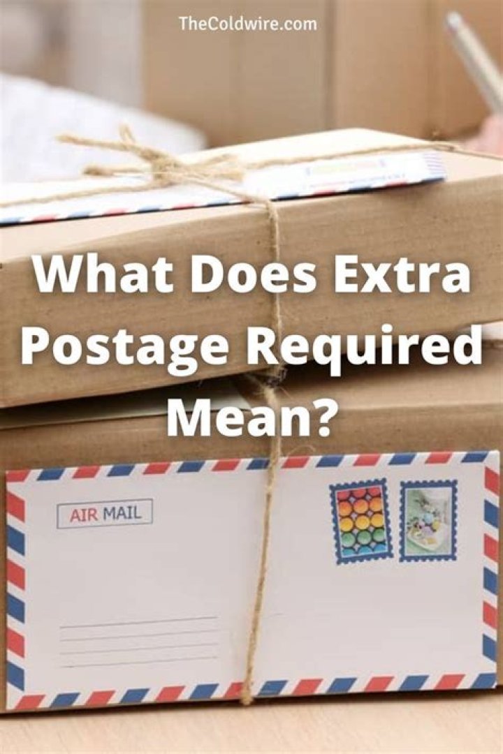 Why do some envelopes require extra postage?