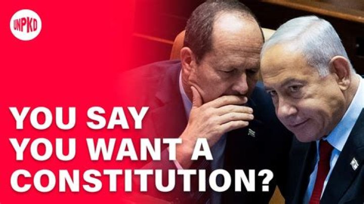 Why does Israel not have a written constitution?