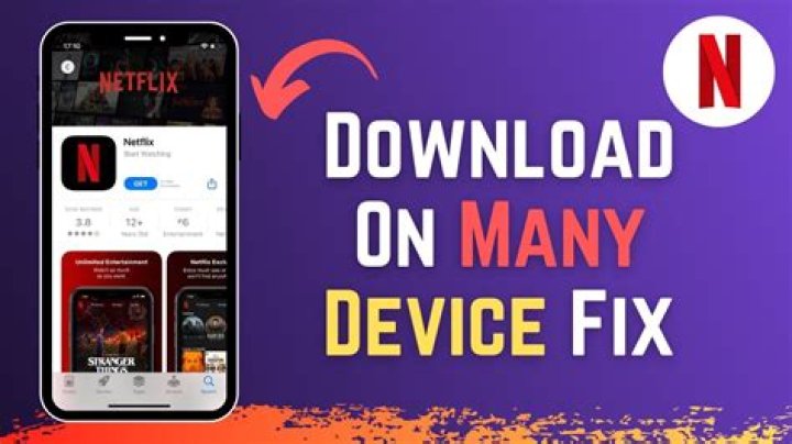 Why does Netflix say I have too many downloads when I have none?