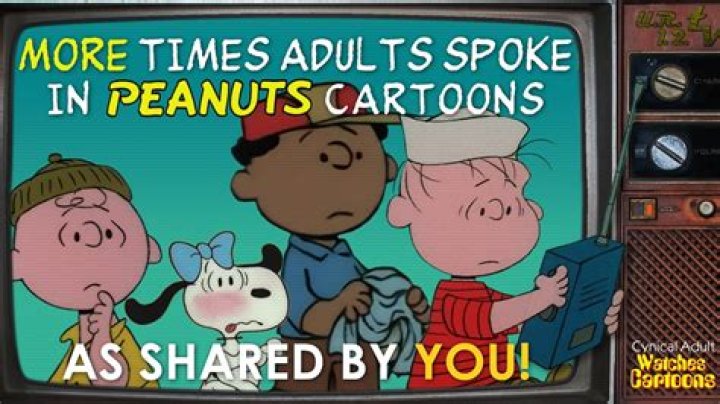 Why don t adults talk in Charlie Brown?