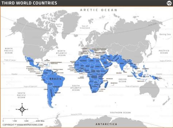 Why is India considered a Third World country?