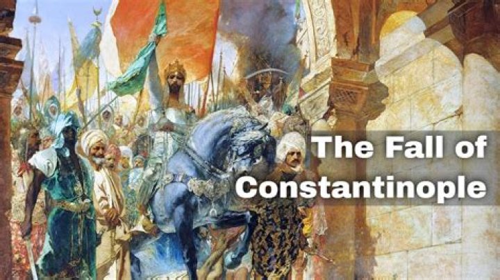 Why was the fall of Constantinople in 1453 significant?